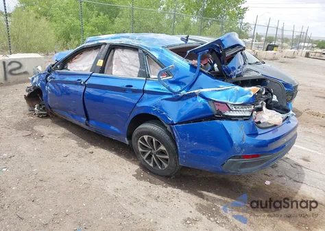 2024 Volkswagen Jetta 1.5T S из США, поврежденный, VIN 3VW5M7BU1RM078197